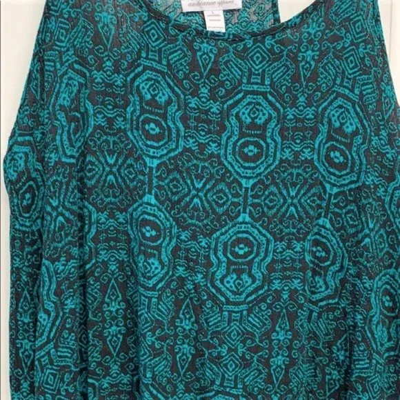 Ambiance Tank Top Size L Geometric Print - Picture 2 of 6